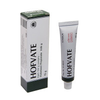 Clobetasol мазь 0.05% лечение Псориаза (Hofvate) - 15гр. Clobetasol мазь 0.05% лечение Псориаза (Hofvate) - 15гр.