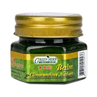 Зеленый тайский бальзам для тела c Клинакантусом (Green Herb) - 10гр. Зеленый тайский бальзам для тела c Клинакантусом (Green Herb) - 10гр.