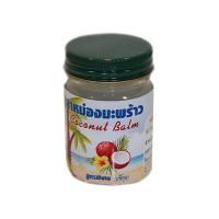 Тайский бальзам белого цвета с маслом кокоса и травяным сбором (Hand Made) - 50гр. 