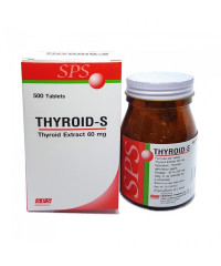 Натуральные щитовидные железы THYROID S 60 мг - 500 табл