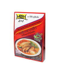 Красная паста Карри с кокосовыми сливками (Lobo) - 100 гр.