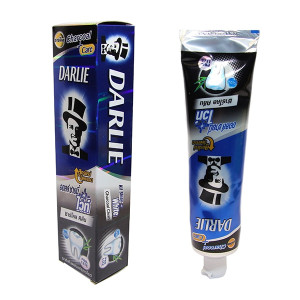 Зубная паста с частицами древесного угля All Shiny White (Darlie) - 140 гр. Зубная паста с частицами древесного угля All Shiny White (Darlie) - 140 гр.
