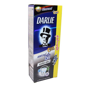 Зубная паста с частицами древесного угля All Shiny White (Darlie) - 2*140 гр. Зубная паста с частицами древесного угля All Shiny White (Darlie) - 2*140 гр.