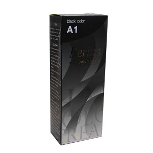 Крем краска черная для волос - A1 (Berina) - 60гр. Крем краска черная для волос - A1 (Berina) - 60гр.