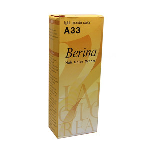 Крем краска светлый блонд для волос - A33 (Berina) - 60гр. Крем краска светлый блонд для волос - A33 (Berina) - 60гр.