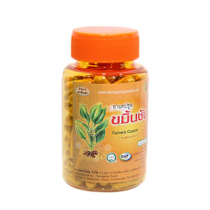Фитопрепарат Куркума Лонга Лин (Thongtong Brand) - 100 капсул. Фитопрепарат Куркума Лонга Лин (Thongtong Brand) - 100 капсул.