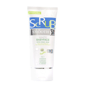Скраб для лица BABYFACE WHITE отбеливающий 5в1 (Smooth E) - 65мл. Скраб для лица BABYFACE WHITE отбеливающий 5в1 (Smooth E) - 65мл.