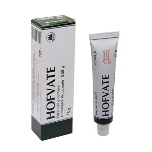 Clobetasol мазь 0.05% лечение Псориаза (Hofvate) - 15гр.