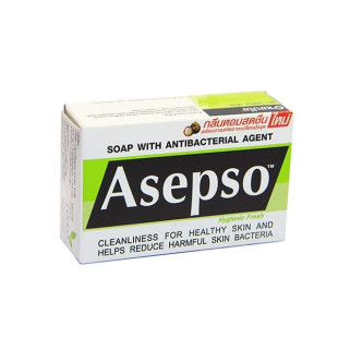 Тайское антибактериальное и антисептическое мыло с мангустином (ASEPSO) - 80гр.